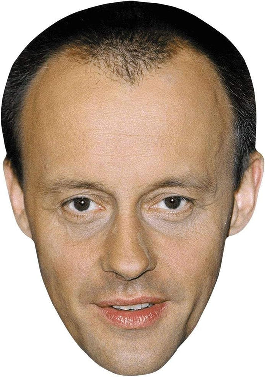 Friedrich Merz (Stubble) Maske aus Karton